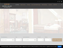 Tablet Screenshot of hotel-aslan.pl
